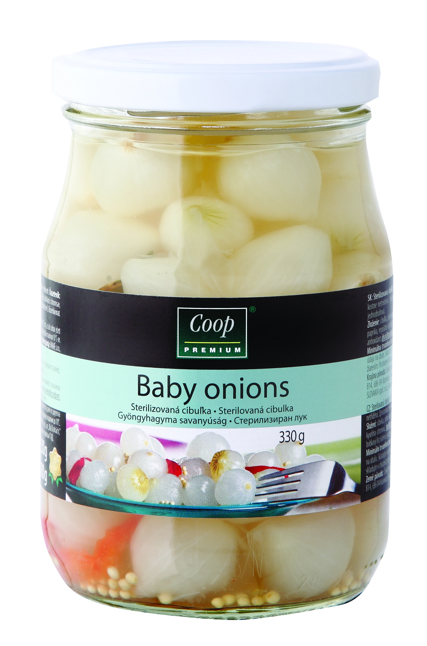 COOP PREMIUM GYÖNGYHAGYMA 330G/ 180G