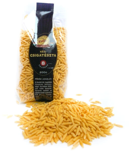 TALLÉR TÉSZTA 8TOJ.KÉZI CSIGA 200G