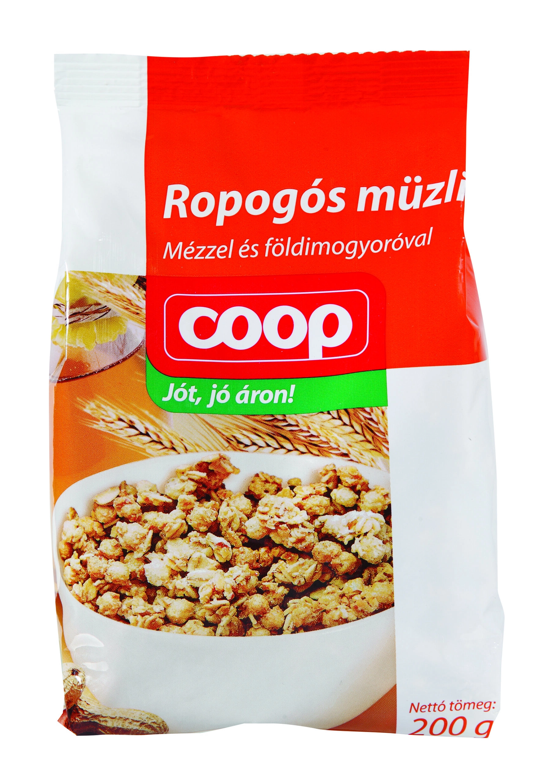 COOP ROPOGÓS MÜZLI MÉZZEL-FÖLDIM. 200G