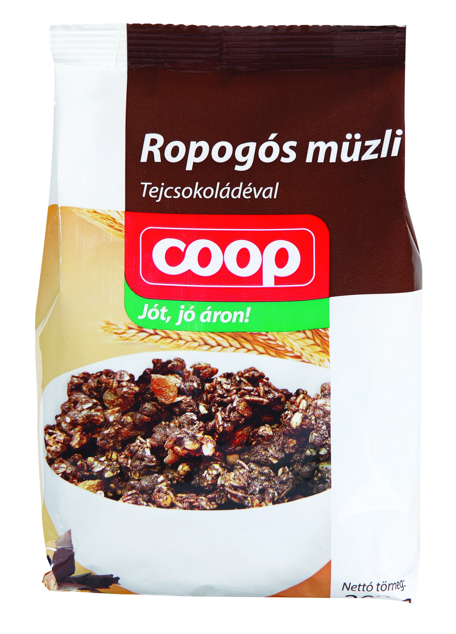 COOP ROPOGÓS MÜZLI TEJCSOKOLÁDÉVAL 200G