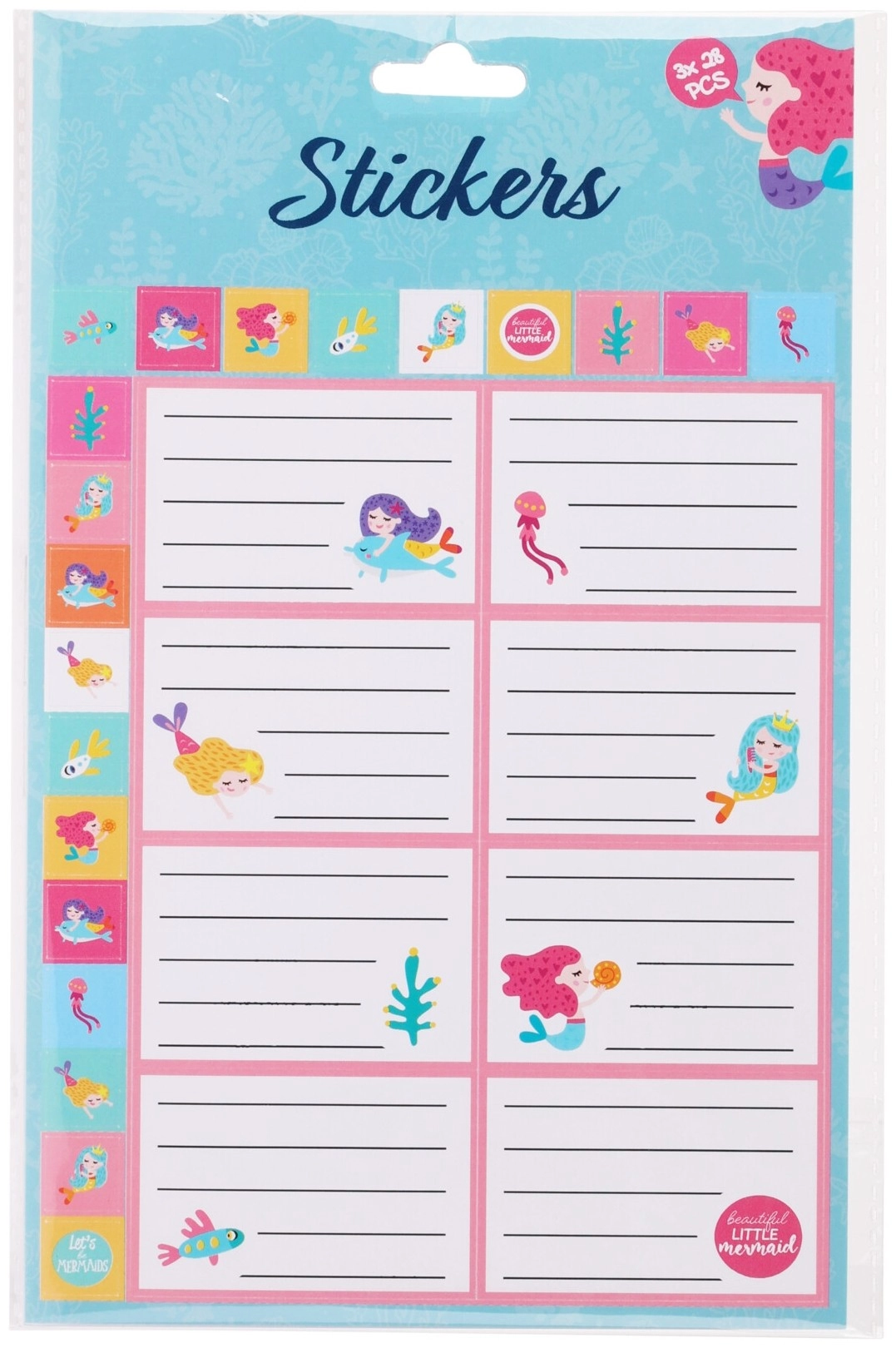 Füzetcímke Lányoknak 24 db