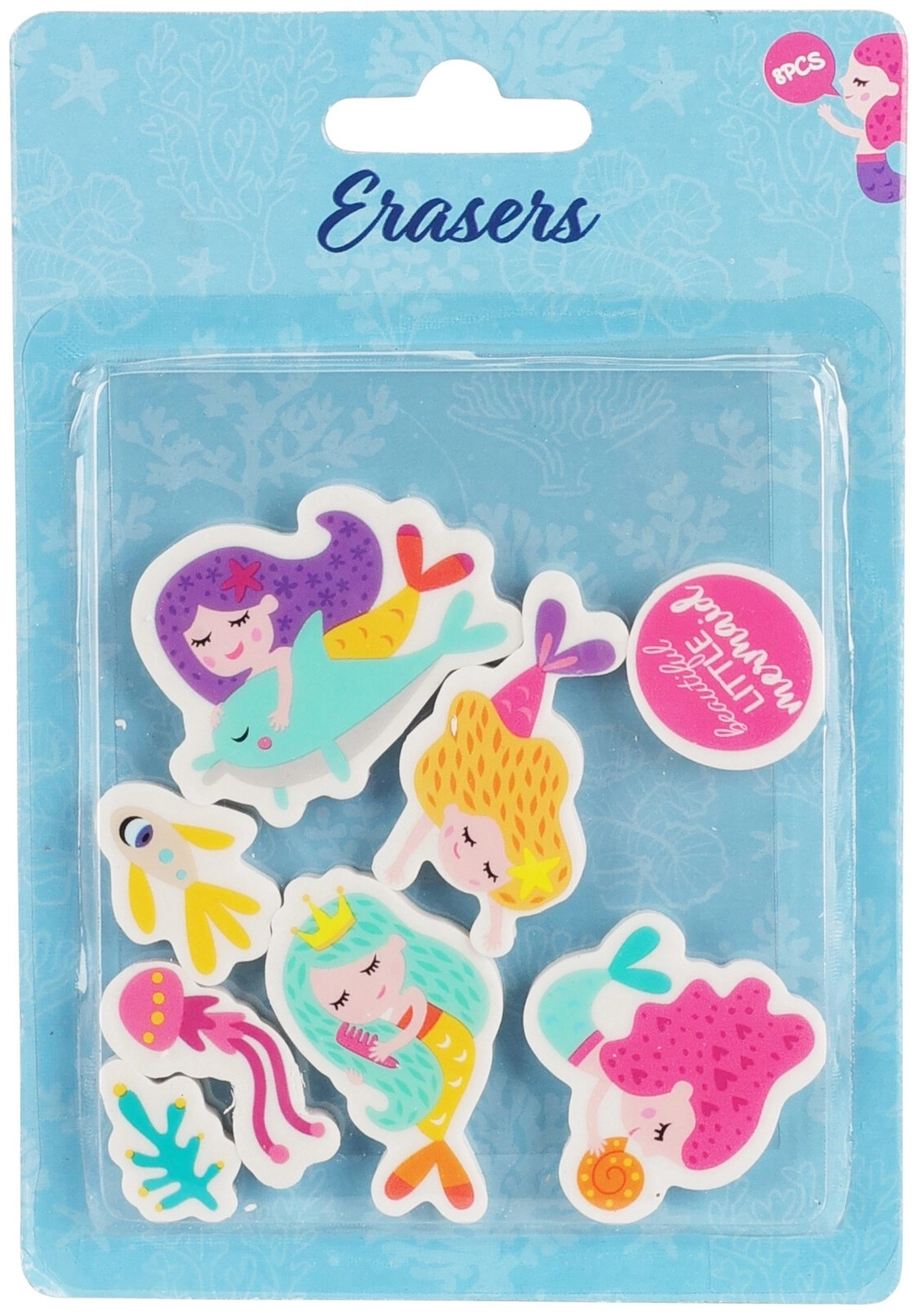 Radírgumi készlet Lányoknak 8 db