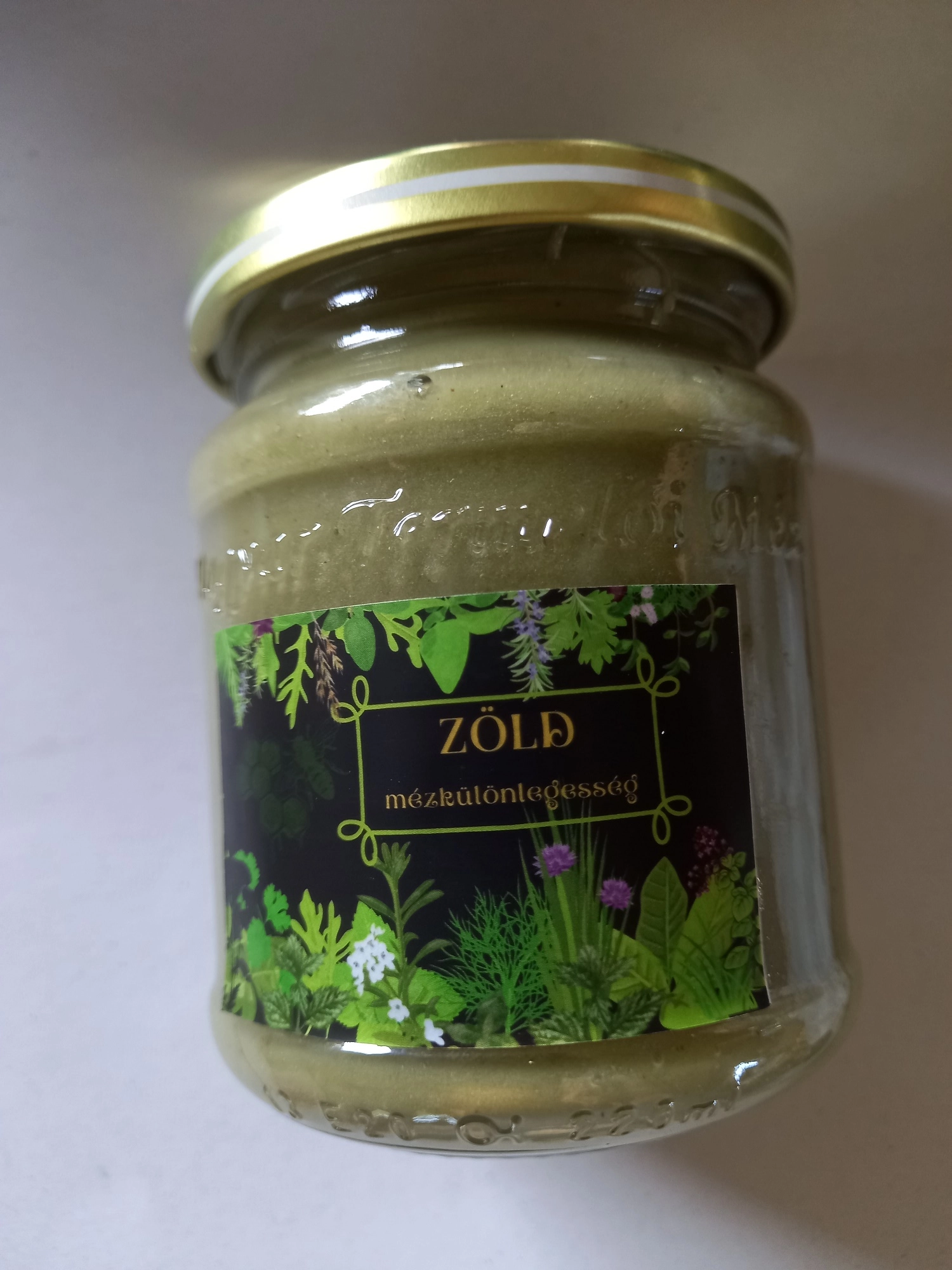 Zsályás-fodormentás krémméz 250g – Négykezes méhészet