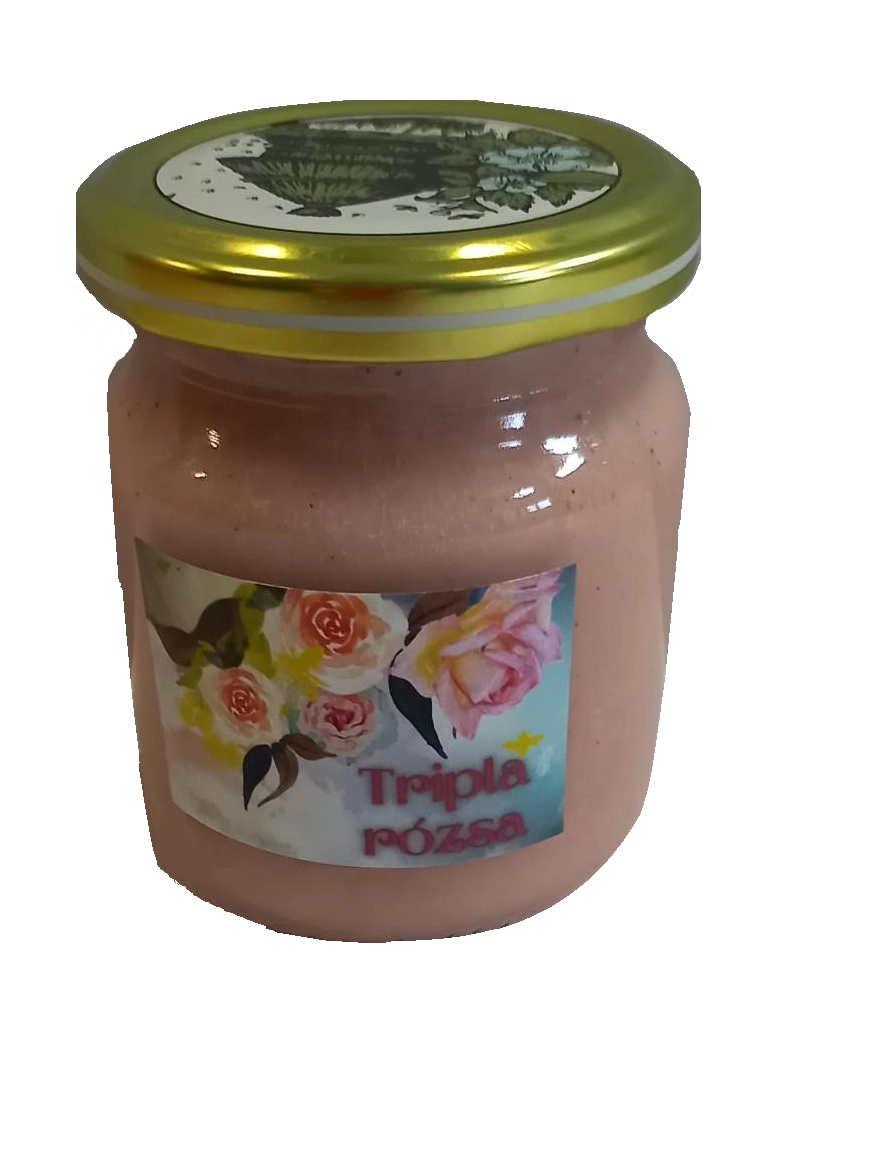 Tripla rózsás kémméz 250g – Négykezes méhészet
