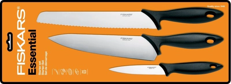 Essential kezdő késkészlet 3 részes – Fiskars