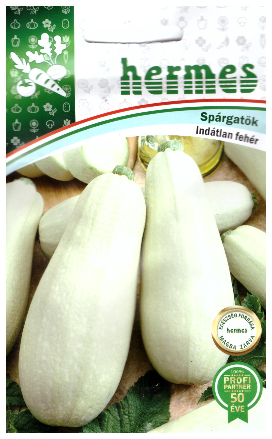 HERMES Spárgatök Indátlan fehér