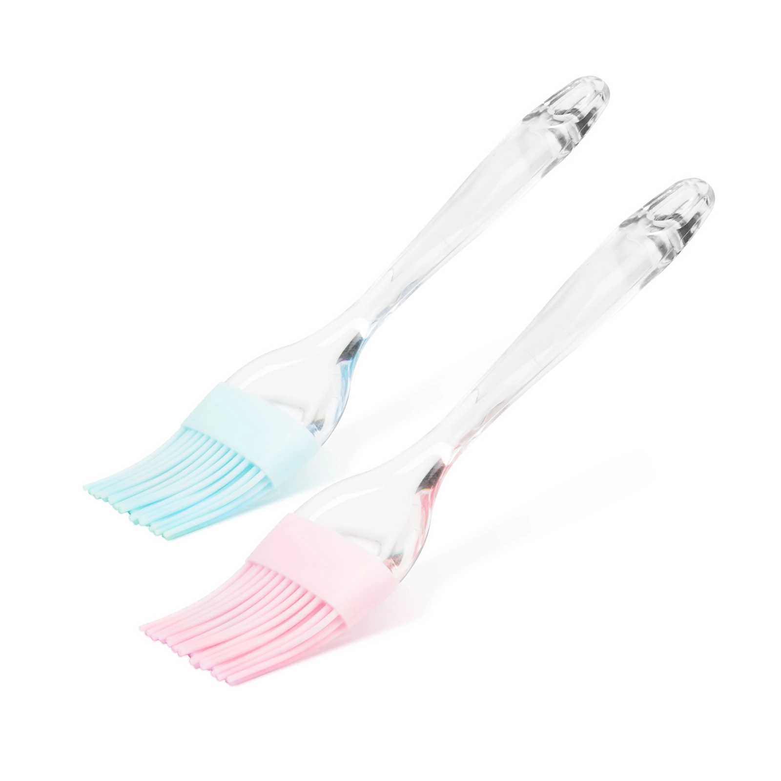 Szilikon ecset – Kék,rózsaszín 1db