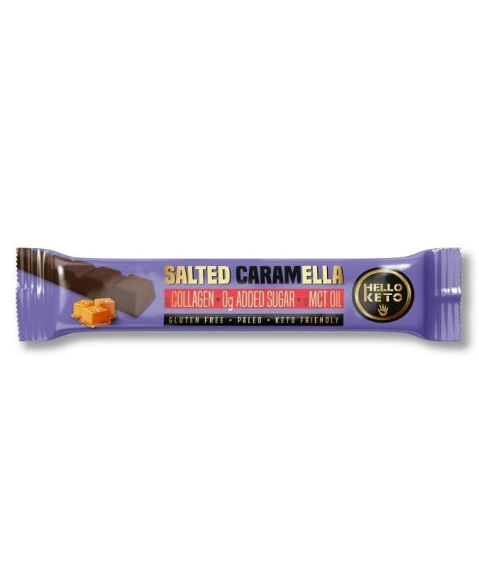 Hello Keto Sós-karamell ízű kakaóvaj-szelet eritrittel és steviával 40g