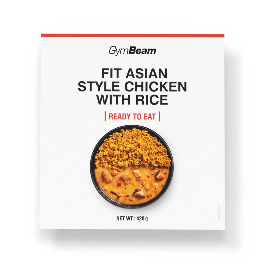 FIT RTE Ázsiai csirke rizzsel 420g – Gymbeam
