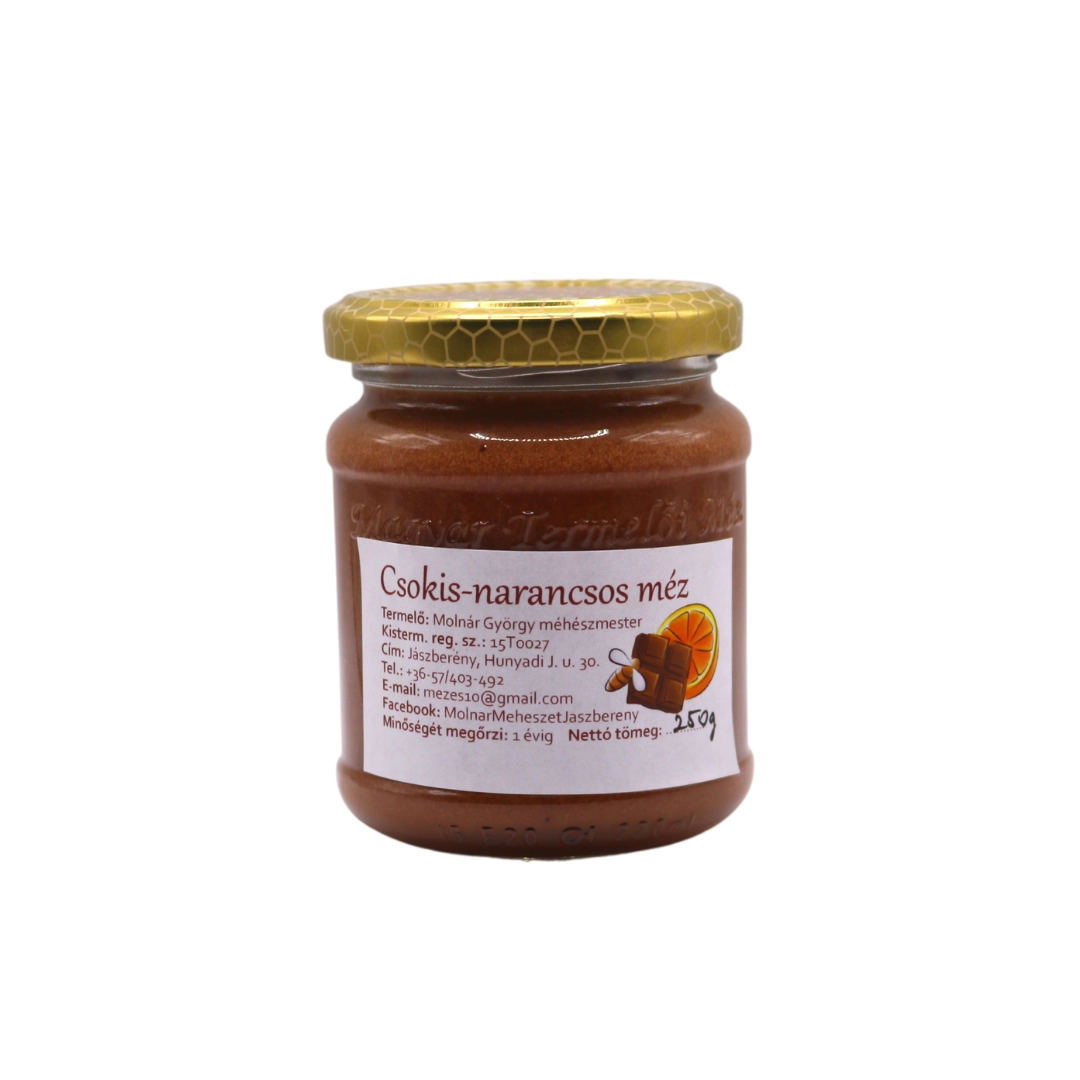 CSOKIS-NARANCSOS KRÉM MÉZ 250g – Molnár méhészet