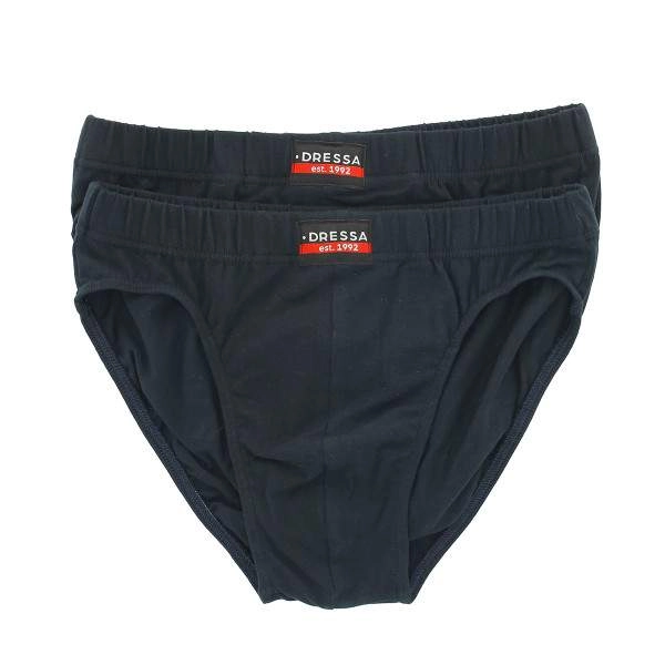 Dressa 102 pamut férfi alsónadrág – sötétkék – 2db