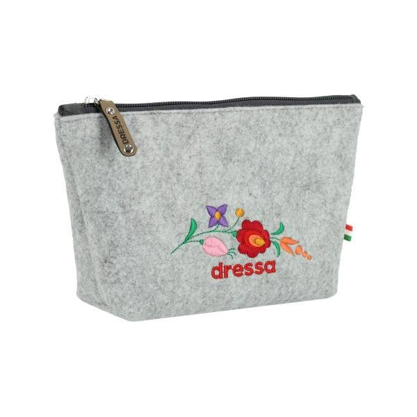 Dressa matyó mintás hímzett filc neszeszer – 1 literes