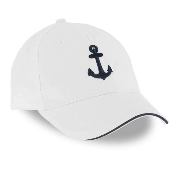 Dressa Sailing hímzett logós baseball sapka – fehér