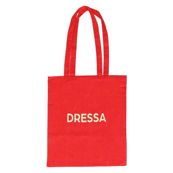 Dressa Shopping Bag pamutvászon bevásárló táska – piros