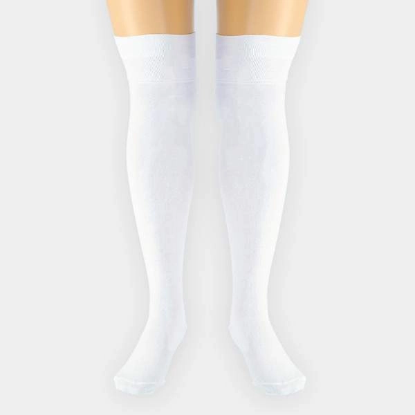 Dressa Socks pamut combzokni – fehér