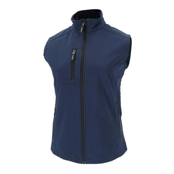 Dressa Softshell vízálló női mellény polár béléssel – sötétkék