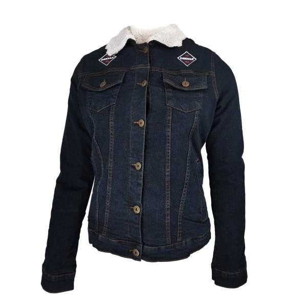 Dressa Vintage női átmeneti bundás bélelt farmer dzseki – farmerkék