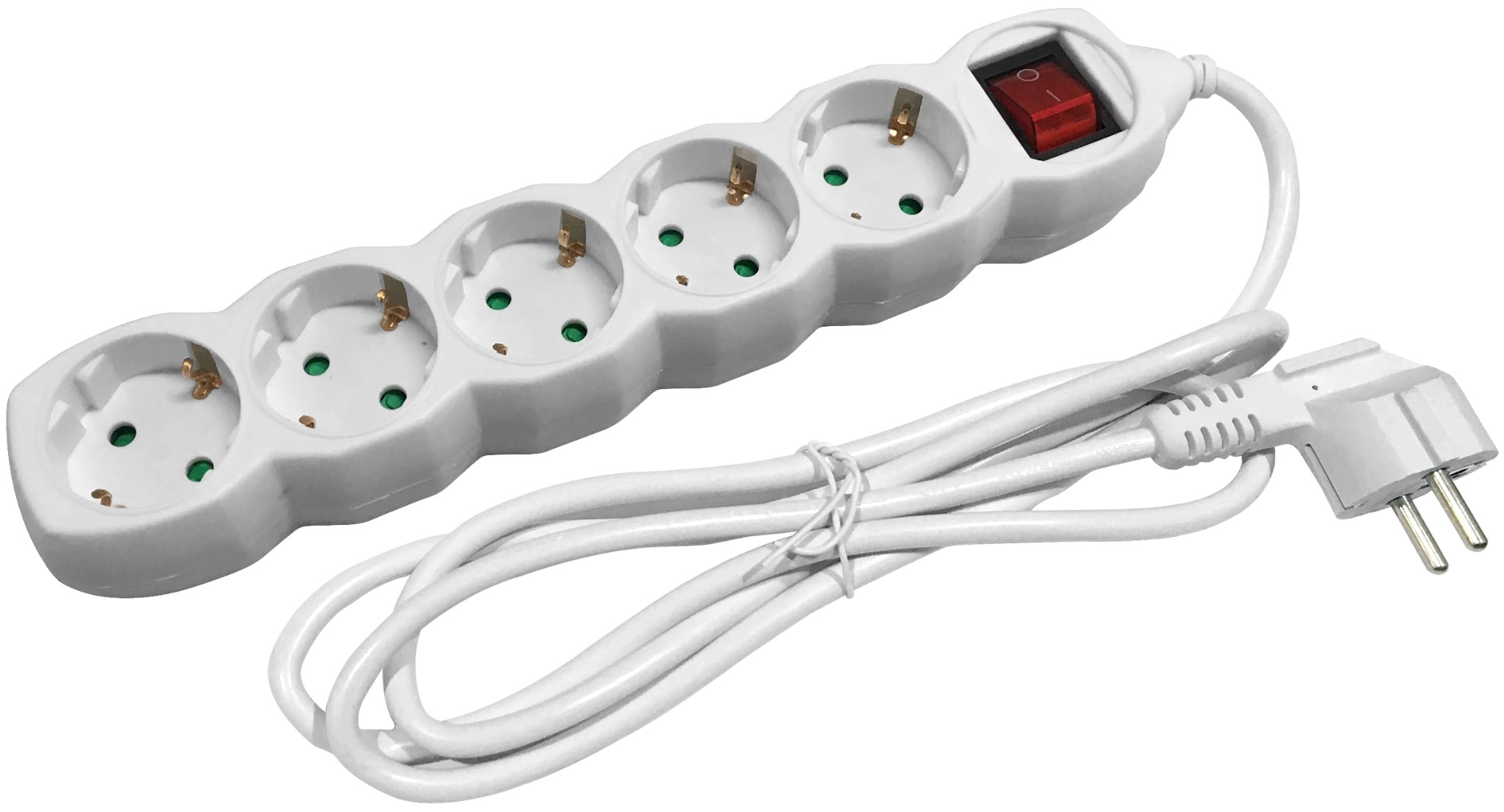 Entac Elosztó 5 Foglalat Kapcsolóval 5m 3G1.5 ESE1.5G5-5-SW