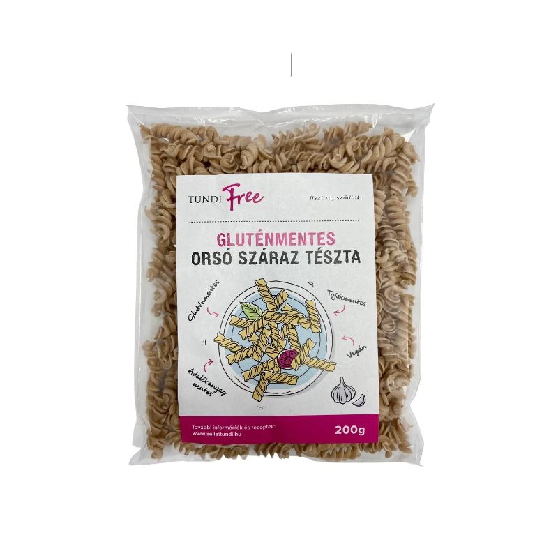 Gluténmentes Orsó tészta 200g – Zellei Tündi