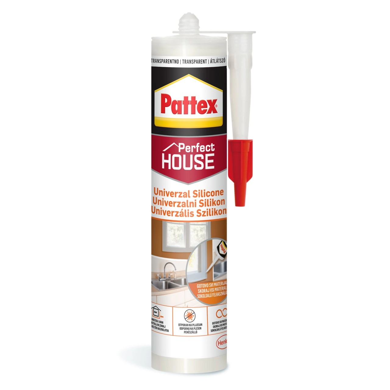 PATTEX Univerzális szilikon fehér 280 ml