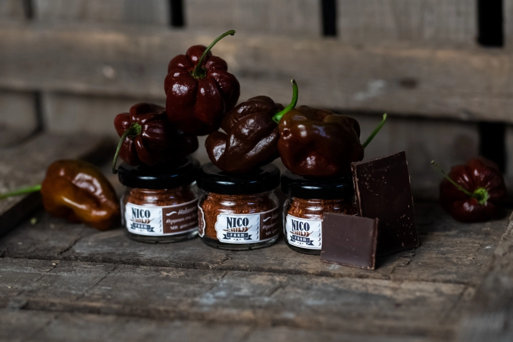 Habanero Chocolate őrlemény 8 g – Nico chilifarm