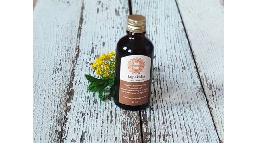 Hajpakolás kényeztető organikus avokádó és sárgabarackmag olajjal 50ml – Napvirág