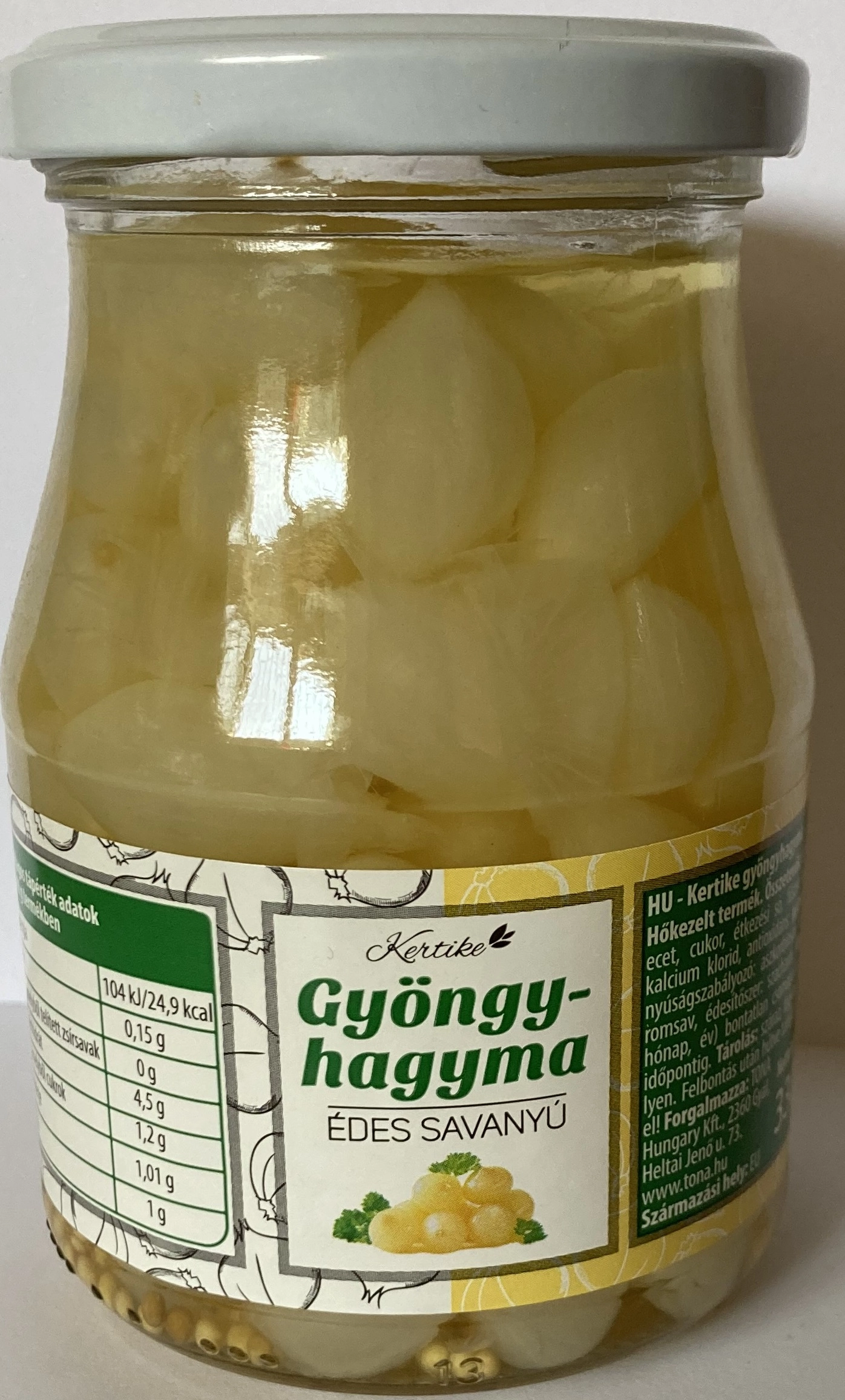 KERTIKE GYÖNGYHAGYMA 330G/ 190G