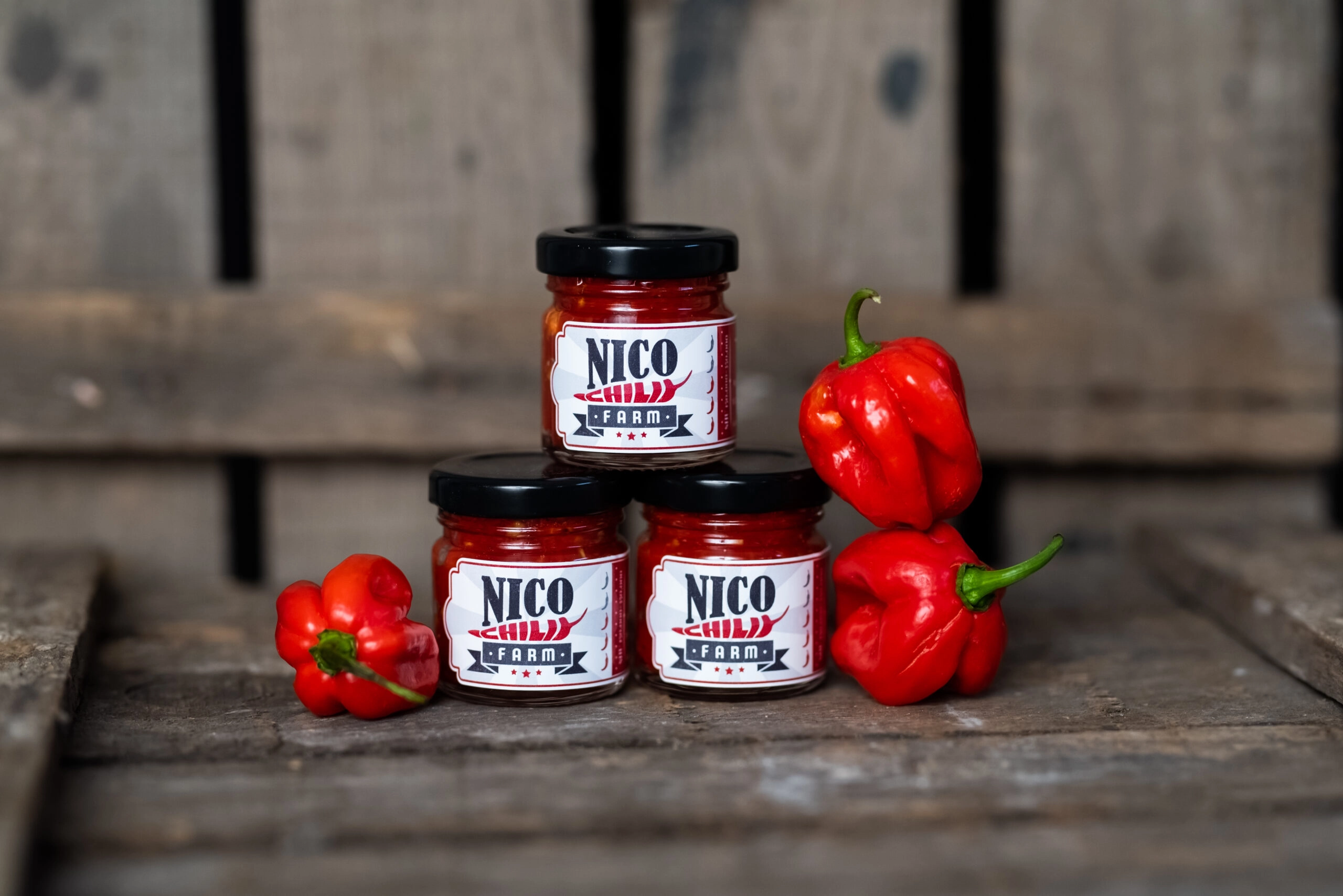 Nico Nero 40 g – Közepesen erős Red Habanero chili krém – Nico chilifarm