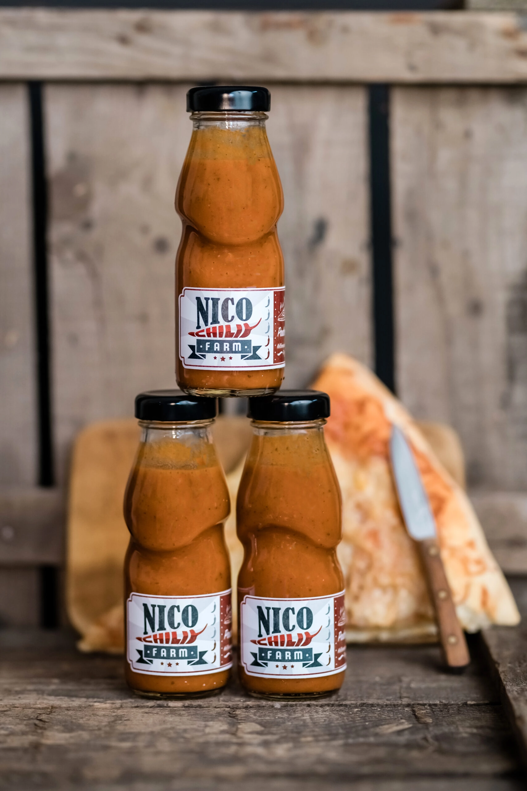 Padre Sauce – Kellemesen erős Pizza szósz 200 ml – Nico chilifarm