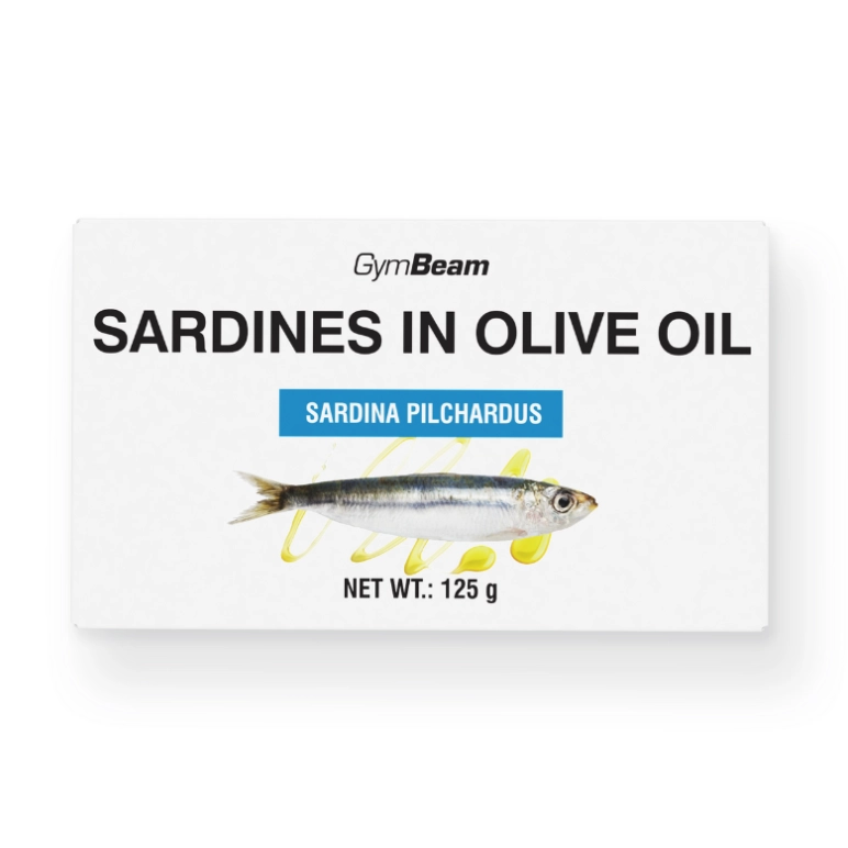 Szardínia olívaolajban 125g – GymBeam